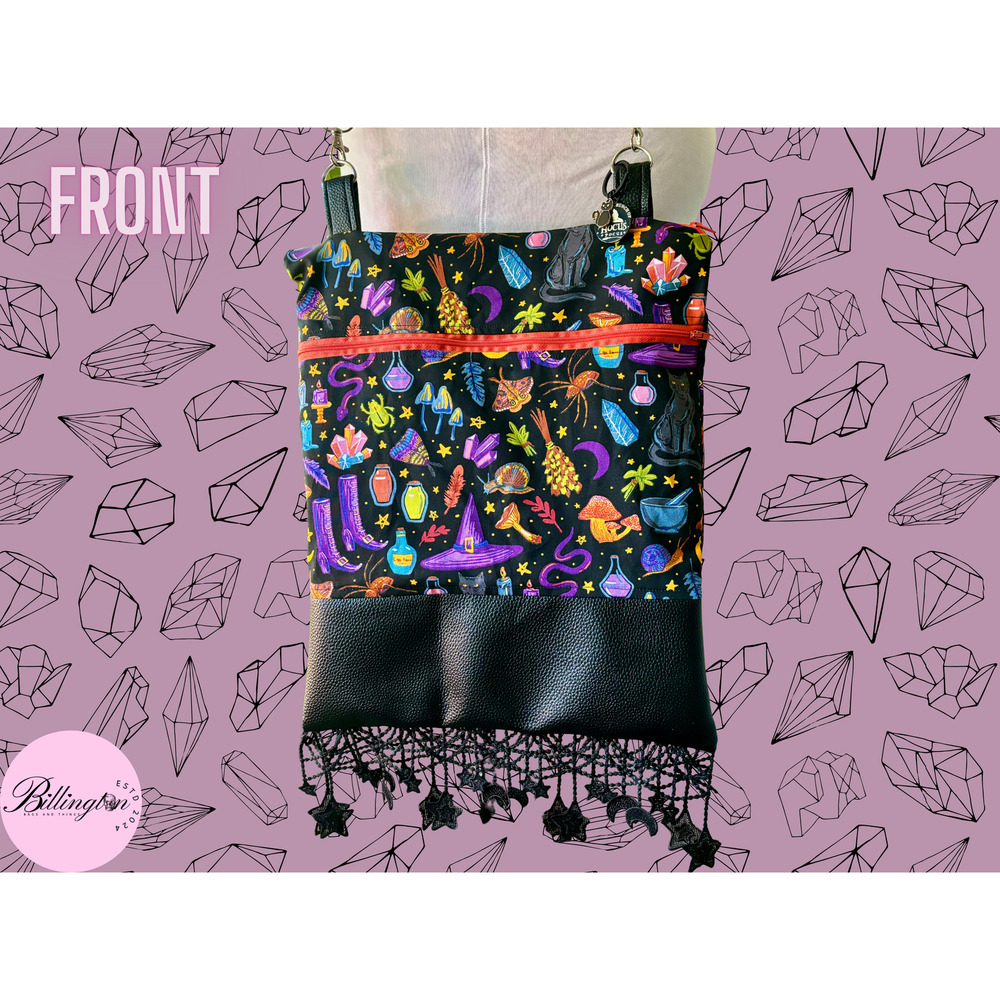 Samhein Shoulder Bag with Celestial Trim